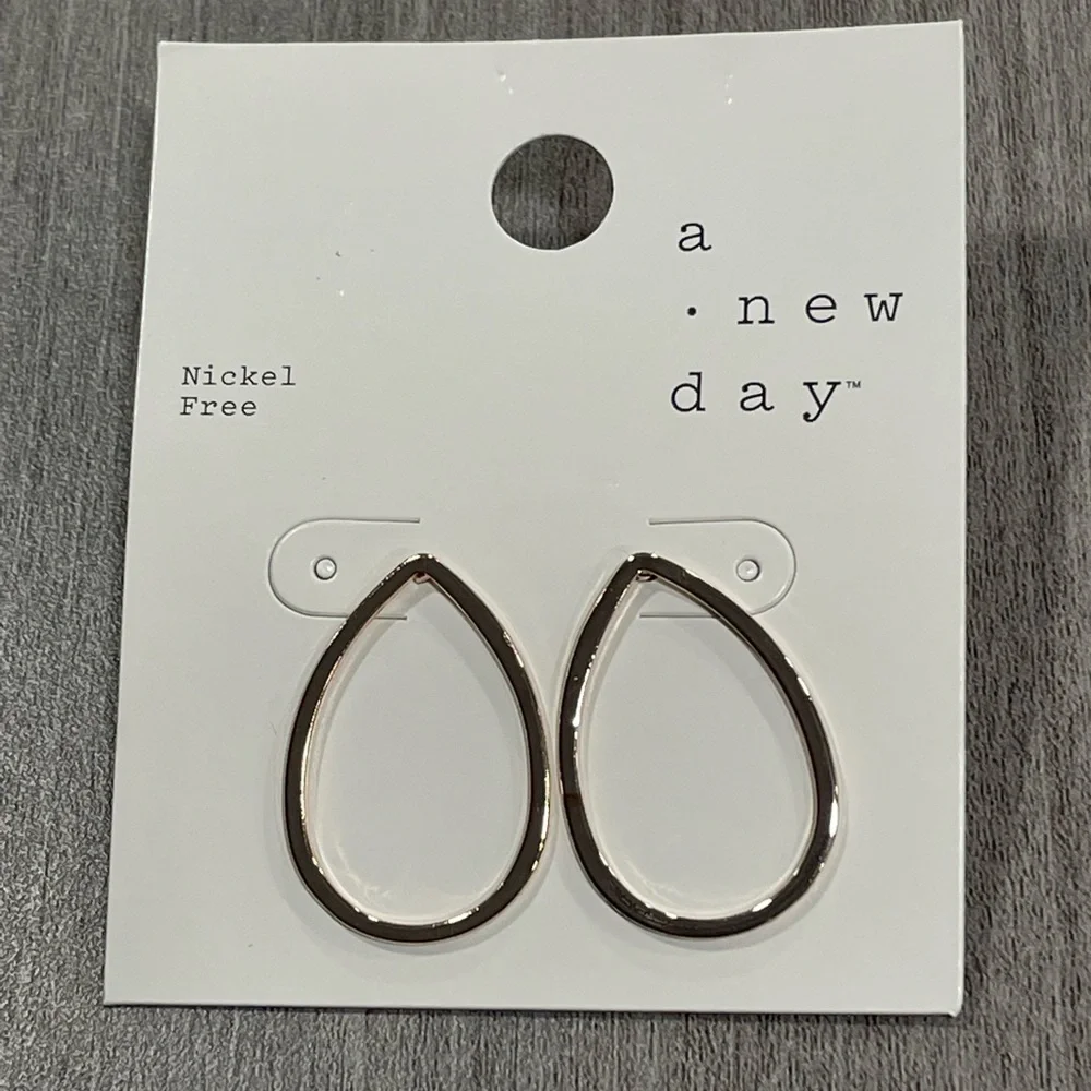 A New Day Oval Nickel Free Earrings C31